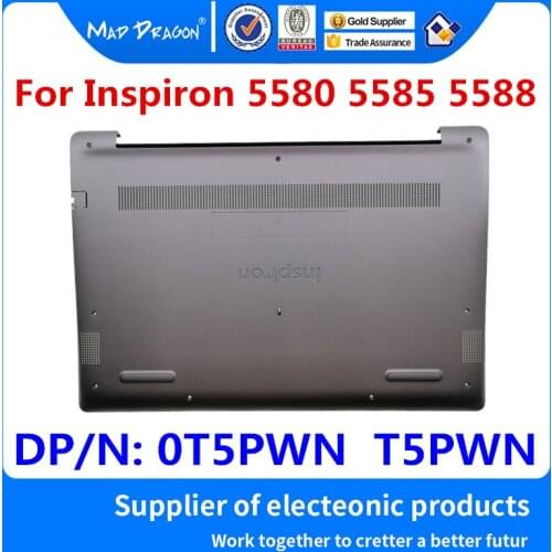 Laptop New Access Panel Door Cover Bottom Cover Base Lid Back Shell Silver for Dell Inspiron 15 5000 5580 5585 5588 0T5PWN T5PWN