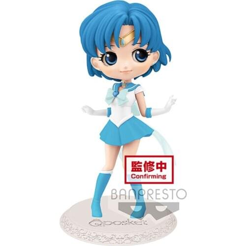 2021 New Product Bandai Anime Figures Model Toys Sailor Moon Super Sailor Mercury Type B Scenery Figure Toys For Children