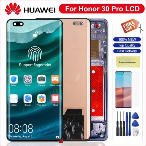 Original Screen For Huawei Honor 30 Pro LCD Display + Touch Screen Digitizer Assembly For Huawei Nova 7 Pro 5G JER-AN10 LCD