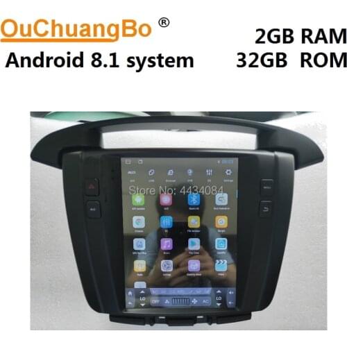Ouchuangbo 10.4 inch car stereo gps radio audio player for Toyota Innova Dingva 2012-2014 support 4 core 1080P WIFI android 8.1