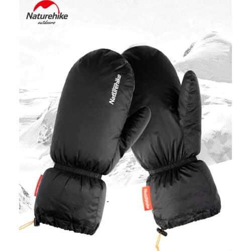 Naturehike goose down gloves warm winter camping gloves/ 1 pair