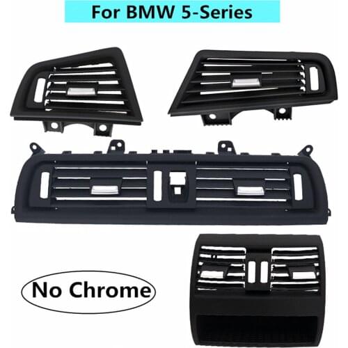 64229166885 64229166883 64229166884 LHD Car Front Air Conditioning Vent Grill Outlet Panel Chrome For BMW F10 F11 F18 5 Series
