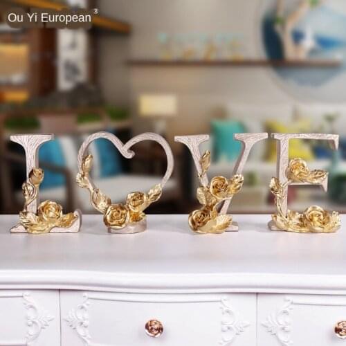 Gift for Wedding Creative Love Decoration Home Decoration Newly-Married New House Living Room Decoration TV Cabinet Partition