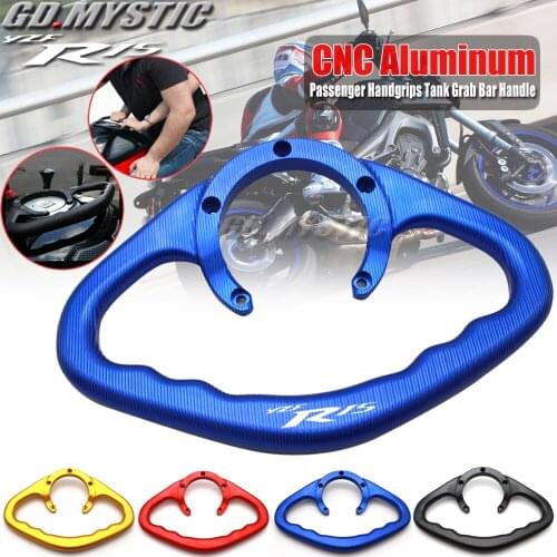 Motorcycle CNC aluminum alloy passenger hand grip armrest for YAMAHA YZF-R15 YZFR15 YZF R15 2017-2018 handle