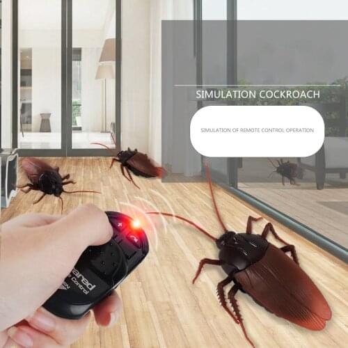 Rc Baby Toys Infrared Remote Control Insect Toys Simulation Cockroaches Electric RC Toy Halloween Gift For Adult Prank Insects