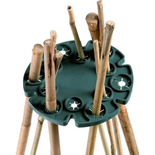 Outdoor Garden Frame Support Plant Holder Protection Tray Bamboo Cane Holder Landscape Engineering Balcony Rack Garden Supplies