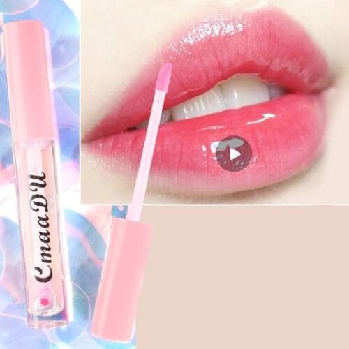 Moisturizing Lip Gloss Color Change Lip Glaze Waterproof Long Lasting Lip Tint Liquid Lipstick Natural Lip Glaze Cosmetic Makeup