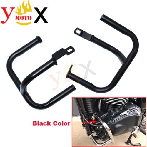 Motorcycle Crash Bar Engine Guard Bumper Frame Protection Protector For Triumph Scrambler 900 2006-2016 2007 2008 Black
