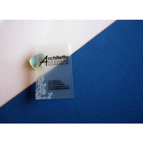 200pcs/lot) Factory supply off set printing transparent business card