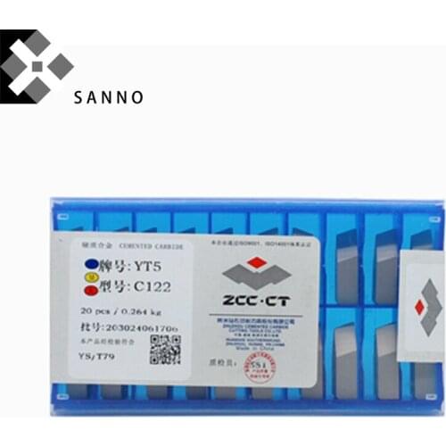 20pcs YT14 / YT15 / YW2 / YG6 / YG8 C122 hard milling inserts cnc carbide welding blade inserts brazed inserts carbide tips