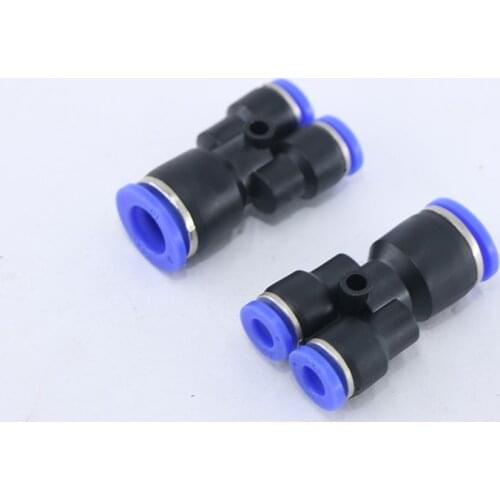 1pcs PW series PW6-4, PW8-6, PW10-8, PW12-10, PW8-4, PW10-6, PW12-8,PW 14-12 Pneumatic Components 3-way quick connector