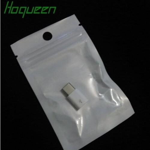 Hoqueen 10Pcs Converter Micro USB Adapter Female to 8 Pin /to Type-C Charger for iPhone 7 6 5 for type-C