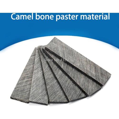 2 pieces High quality DIY Knife handle Camel bone paster material the horn tablet engraving materials