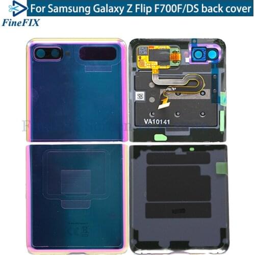 6.7''original quality for Samsung Galaxy Z Flip back housing with flex cable for Samsung Galaxy Z Flip SM-F700F/DS back cover