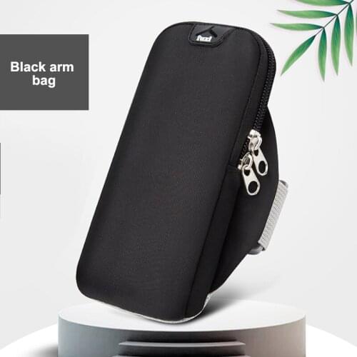 7 inch Large Capacity Waterproof Running Phone Case For iPhone 13 12 11 Pro Max Outdoor Sports ArmBands Bag For Samsung S21 Plus