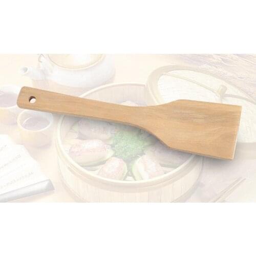 Paintless Wooden Kitchen Non-stick Pot Frying Spatula Cooking Tool Wok Shovel