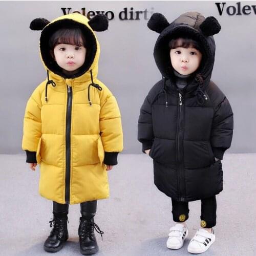 Baby Winter Boys and Girls Cotton Clothes Boy Clothes Cotton Coats Thick Coats Children Feather Clothes
