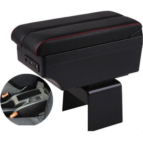 For Peugeot 307 armrest box central Store content box car-styling decoration accessory