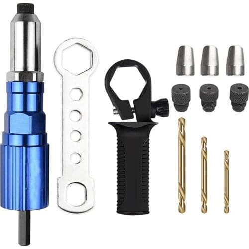 Electric Rivet Gun Adapter 2.4-4.8mm Different Guide Nozzle Models Are Used To Quickly Pull Various Specifications Of Rivets