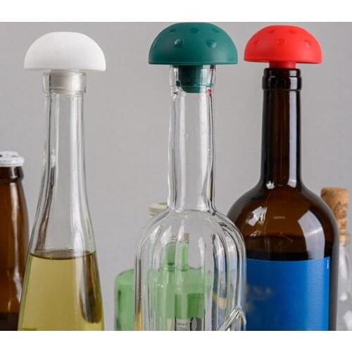 Mushroom Silica Gel Wine Bottle Split Wine Seal Seal Champagne Anti-leaky Red Wine Preservation Seal Plug