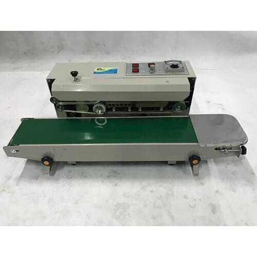 Food Bags continuous sealing machine automatic plastic film Additional equipment printing date sealer FR-900