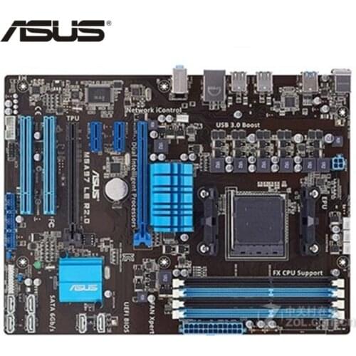 ASUS M5A97 LE R2.0 Motherboard Socket AM3+ DDR3 32GB For AMD 970 M5A97 LE R2.0 Desktop Mainboard Systemboard SATA III Used