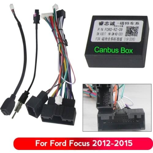 MEKEDE Car Audio 16PIN Android Power Cable Adapter With Canbus Box For Ford Focus 2012 Ranger Audio Power Wiring Harness