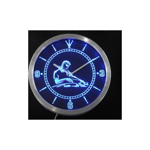 Nc0398 DJ Disc Jockey Club Music Disco Bar Beer Neon Light Signs LED Wall Clock