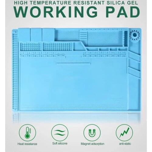 Newest Heat-resistant Mat 45-30 BGA Soldering Station Repair Insulation Pad S-160C Insulator Pad Maintenance Platform