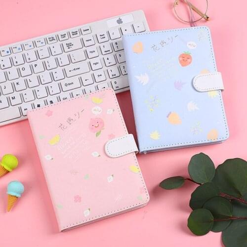 2021 New Cartoon Cute Full-color Illustration Hand Book Student Diary Full-color Inner Page Cheap Thickened Book Pu Face