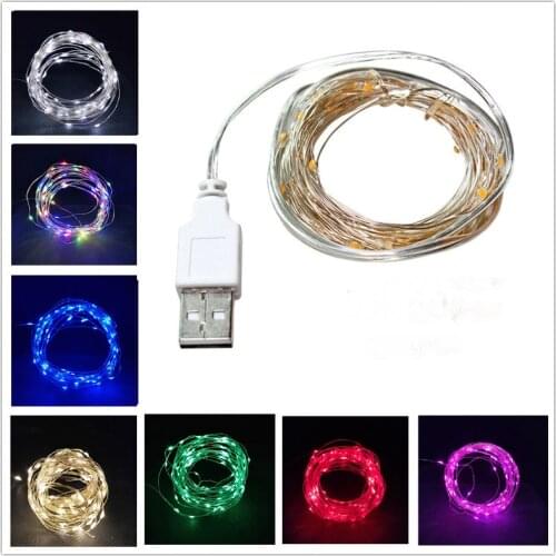 New Year USB Garland Fairy String Light Christmas Decorations for Home Xmas Gifts Decor Christmas Tree Decor Christmas Ornaments