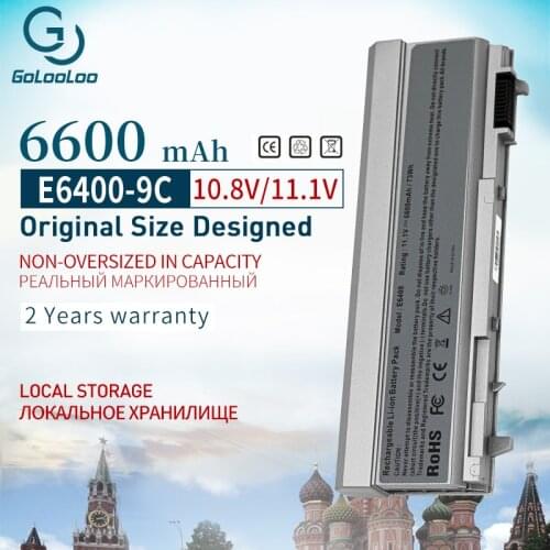 Golooloo 9Cells New Laptop Battery for Dell Latitude E6400 E6410 E6500 E6510 for M2400 M4400 M4500 DFNCH C719R FU571 KY265 R822G