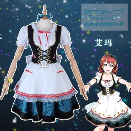 LoveLive! School Idol Festival PERFECT Dream Project Emma Verde Uniforms Cosplay Costume Free Shipping F