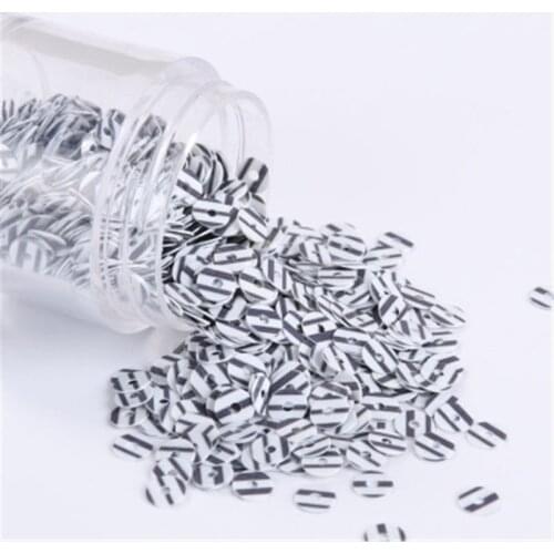 2000Pcs Zebra Stripe Sequins 4mm Flat Round Wood Color Sequin Paillettes Wedding Craft,French Embroidery DIY Sewing Accessories