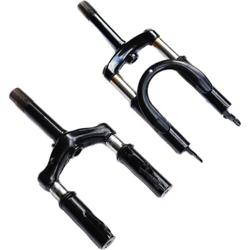Front Suspension Fork Front Fork For Brake Disc Alloy Steel Holder motorcycle MTB Bicycle Electric Scooter Front Tube Shock