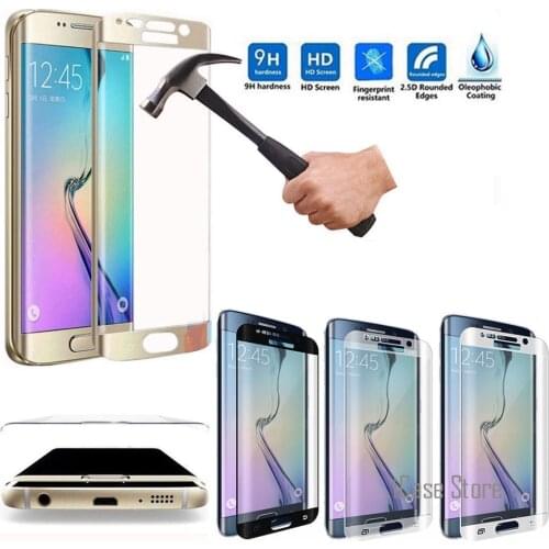 Premium 3D Curved Full Coverage tempered Glass Screen Protector film For Samsung Galaxy S7 Edge G935 G935F Protective Film