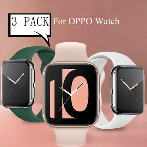 3pcs Watch Band for OPPO Watch 41mm 46mm Silicone Straps for OPPO Watch Bracelet 41mm Accessories 46mm Wristband Belt