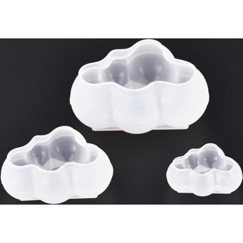 3D Cloud Shape Silicone Mold Resin Casting Molds Soap Candle Molds For DIY Epoxy Resin Crystal Crafts Handmade Decorations
