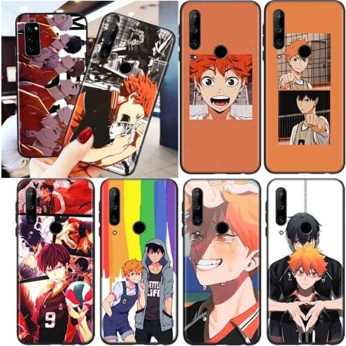 Silicone Black Cover Anime Volleyball For Honor 8S 8C 8X MAX 8A 8 7S 7A 7C Play 3E Prime Pro 2020 2019 Phone Case