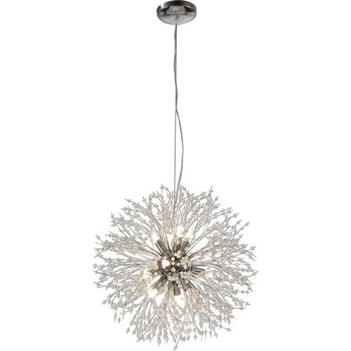 Chandeliers Firework LED Vintage Metal Crystal Pendant Lighting Ceiling Light For Dining Rooms Living Room Bedroom
