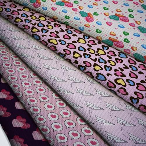 Bullet Texture Liverpool Fabric 50cm*140cm Cartoon Printed For Dress Stretch Fabric Knit Fabric For Hair Band L10128