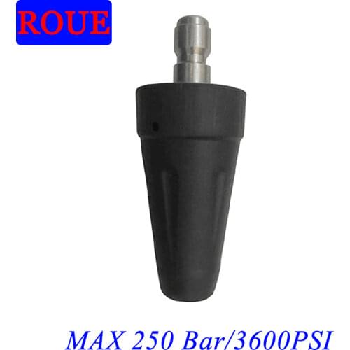 Rotating Dirt Blaster Turbo Nozzle with 1/4" Quick Release Plug Connector #035 forHigh Pressure Washers Car Washing Machine