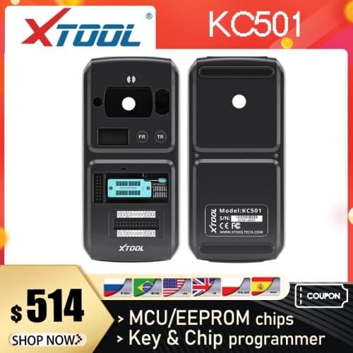 XTOOL KC501 OBD2 Key&Chip Programmer Read Write MCU EEPROM Chips Work With X100 PAD2 X100 PAD3 A80 For Mercedes Infrared Keys