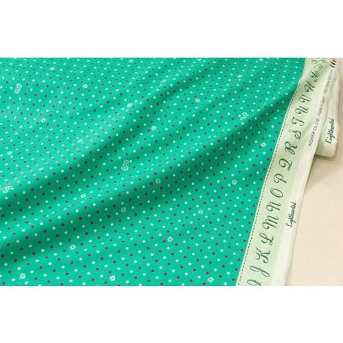 Half-Meter Japanese Kokka Patchwork Quilting Fabric for sewing Cotton Fabric Dot Pattern A
