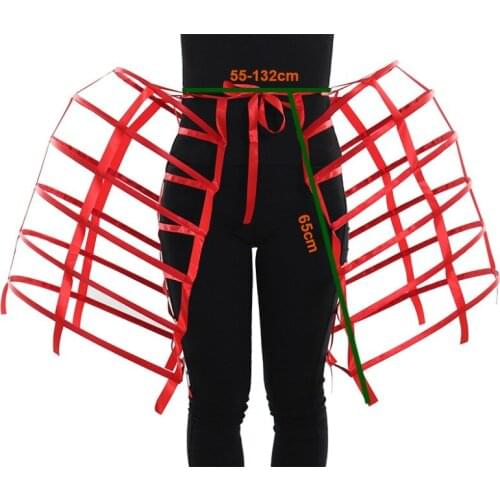 Cosplaydiy Adult Women Double Victorian Ball Gown Pannier Bustle Cage Underskirt Victorian Dress Petticoat L320