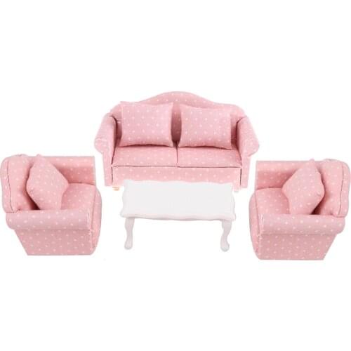 1 Set Dollhouse Mini Cute Sofa Cushions For Dolls Children Simulation Dollhouse Furniture Toys Miniature Dollhouse
