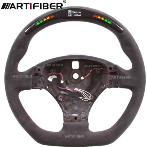 100% Real Carbon Fiber LED Steering Wheel for Ferrari