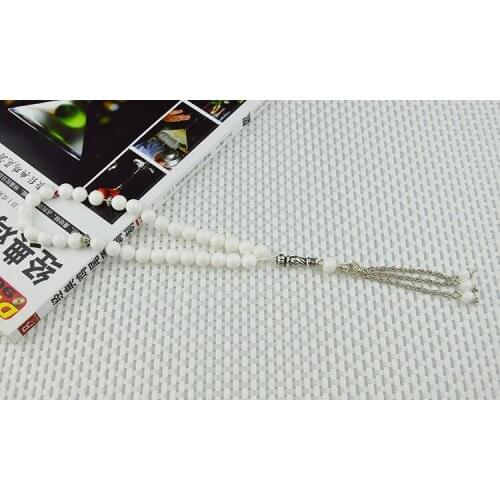 2020 New Arrival Elegant Natural Tridacna shell bead Islamic musilm 33 prayer beads tashih Rosary beads for gift;100% Original