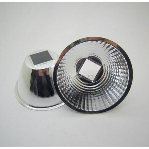 92MM 95MM 100MM Aluminum Reflector Lamp Cover Base For 20W - 100W 25X25 Emitter High Power Led Lamp Light