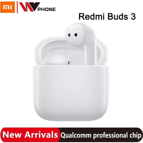 Xiaomi Redmi Buds 3 TWS Wireless Earbuds Bluetooth Earphone Dual Mic IP54 Waterproof Headphones MIUI Connect QCC 3040 Chip